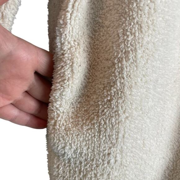 Thread & Supply cream fuzzy half zip pullover - Picture 3 of 8